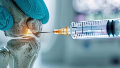 تزریق ژل به زانو